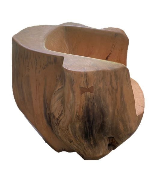 Silla de Acento  Madera Natural