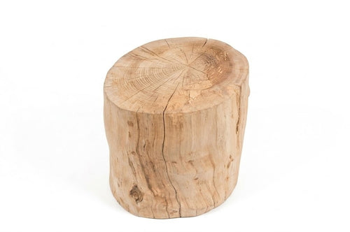 MESA TRONCO DE MADERA NATURAL