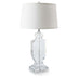 CRYSTAL FLAT URN TABLE LAMP