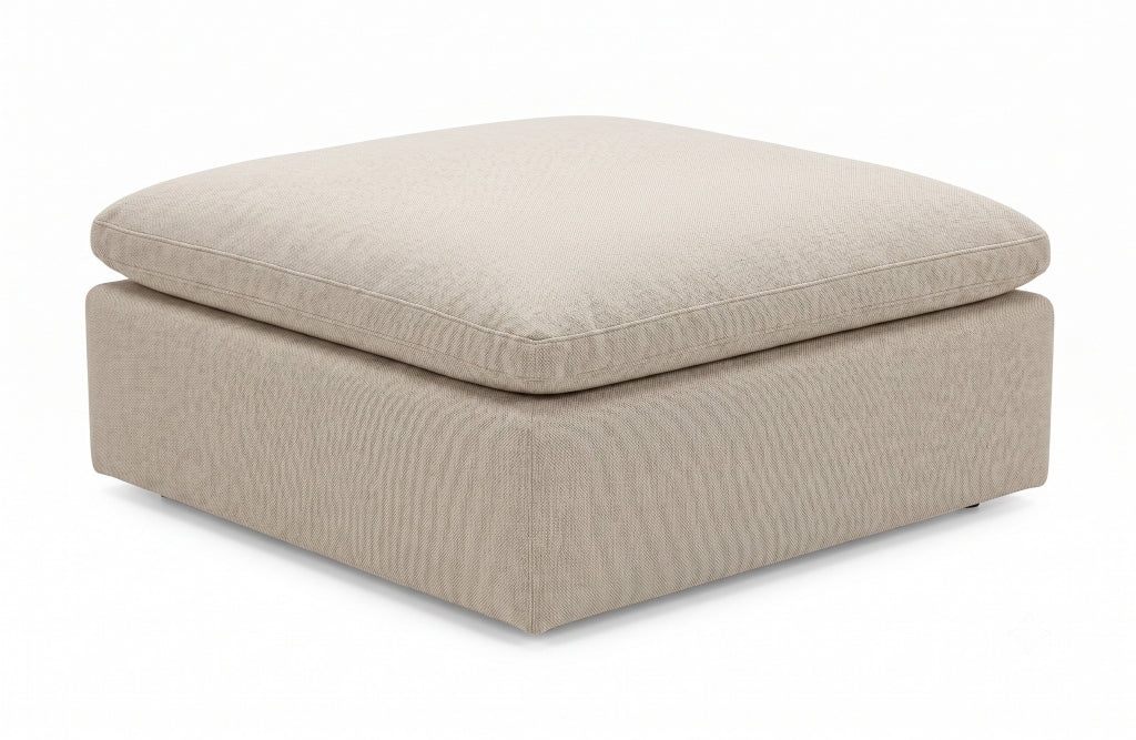 Otomán Cuadrado Beige