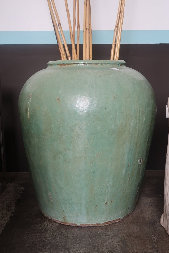 Jarron /Maceta  CELADON VERDE