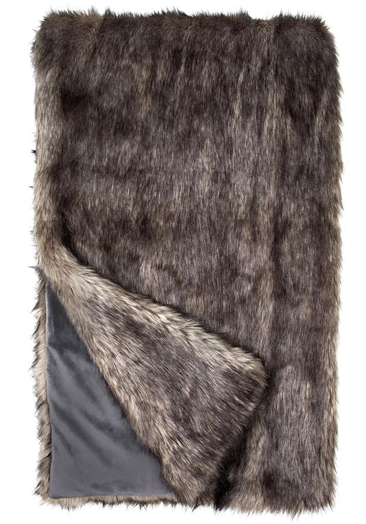 COBIJA GRIS LOBO