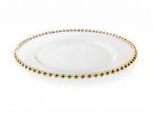 Cargar imagen en el visor de la galería, Porta Plato Perlas Oro