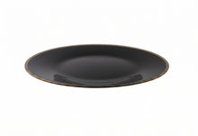 Cargar imagen en el visor de la galería, Porta Plato Negro Borde Oro