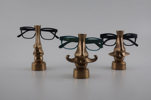 Escultura Eyes Have It Dorada