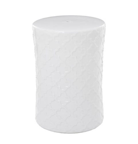 Mesa Contemporanea Ceramica Blanca