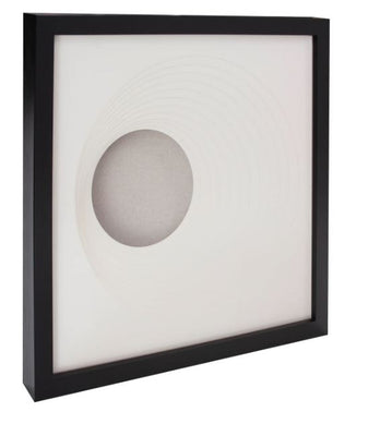 Cuadro De Sombra Circulo Arte De Papel Dimensional