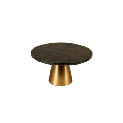 Soporte Redondo Base Dorada