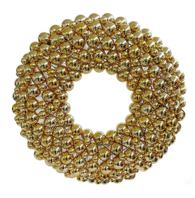 Corona de Esferas Dorada