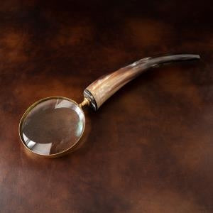 Gold & Horn Magnifying Glas