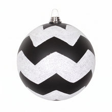 Cargar imagen en el visor de la galería, Esfera Chevron Negra y Blanca Mate