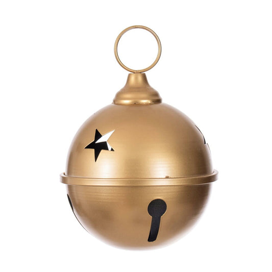 6" Gold Iron Bell Ornament