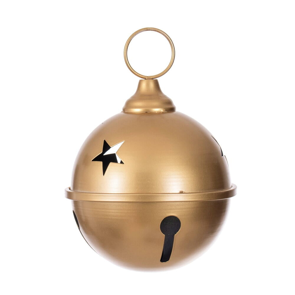 6" Gold Iron Bell Ornament