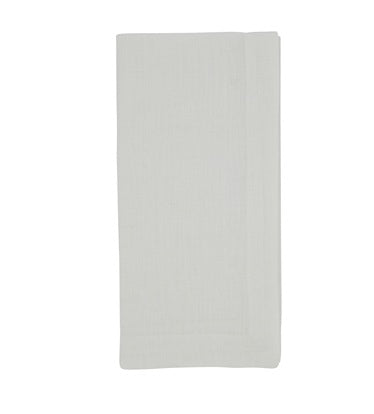 Servilleta Lino Plain Blanca