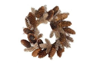 Corona de Piñas Con Dorado