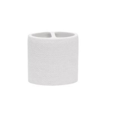 Porta Cepillos Lino Blanco
