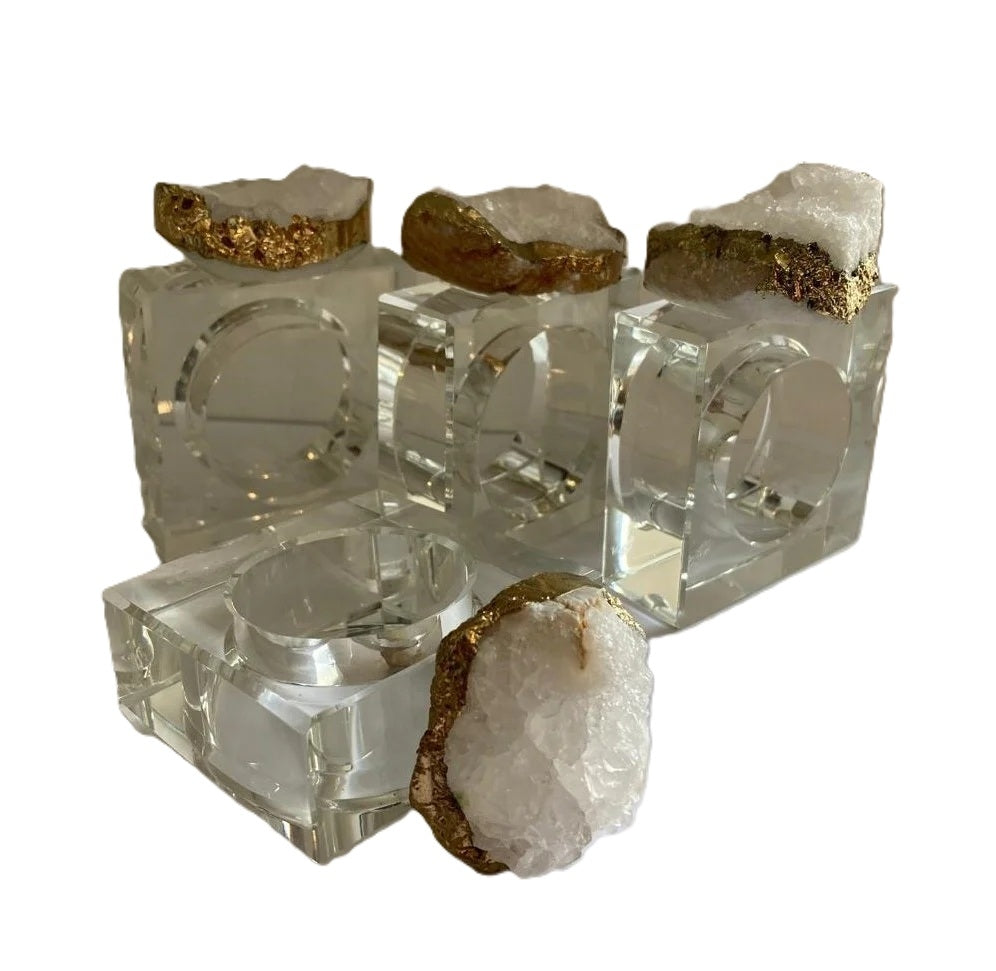 Servilleteros Blanco - Set 4