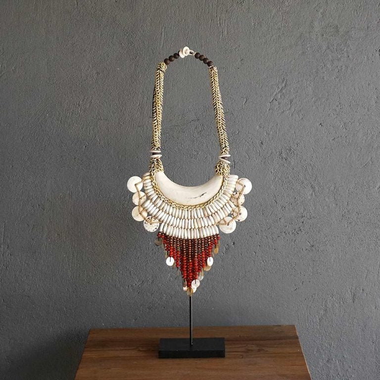 Collar de Papua Blanco