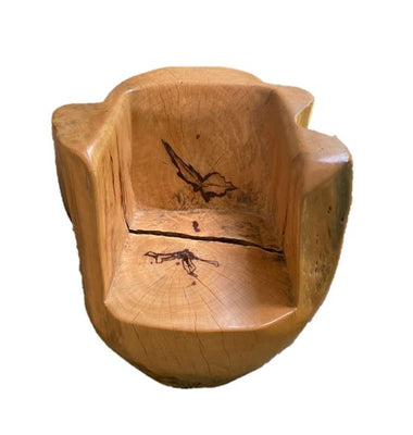 Silla de Acento  Madera Natural