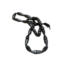 Cargar imagen en el visor de la galería, Collar Decorativo Negro