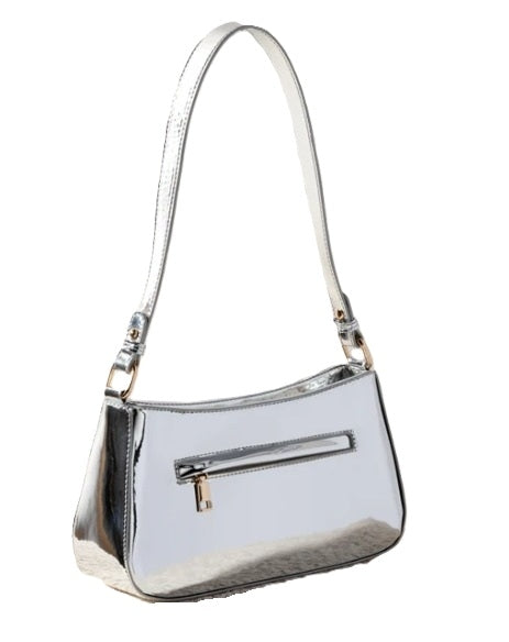 Bolsa de Hombro Plateada