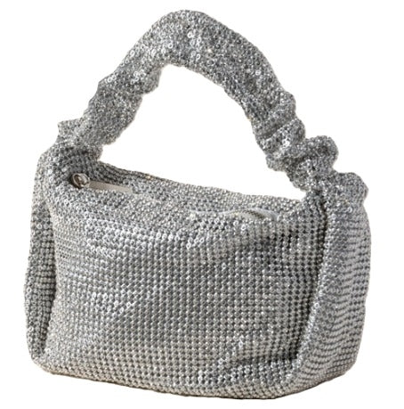 Bolsa Piedras Plateada