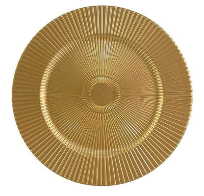Portaplatos Rayas Color Oro