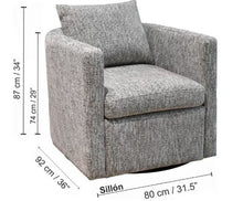 Cargar imagen en el visor de la galería, Sillón Individual  Vasco Naranja