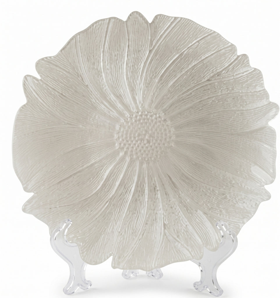 Porta Plato Flor de Cristal