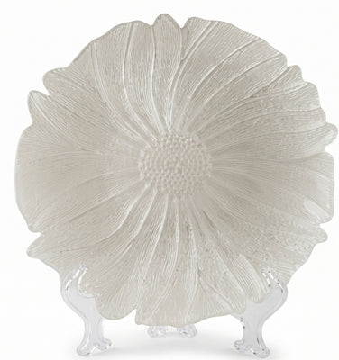Porta Plato Flor de Cristal