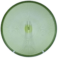 Cargar imagen en el visor de la galería, Porta Plato Cristal Líneas Verde