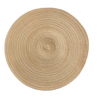 Mantel Individual Redondo Beige