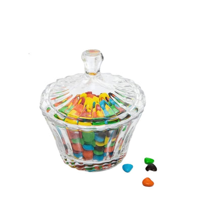 Dulcero de Vidrio con Tapa