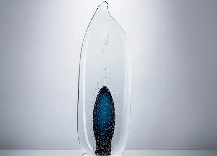 Escultura Gota en Vidrio