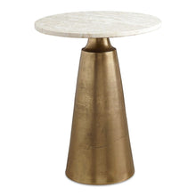 Cargar imagen en el visor de la galería, Mesa Lateral Base Dorada