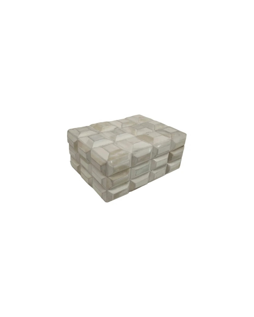 Caja hueso cuadros negros