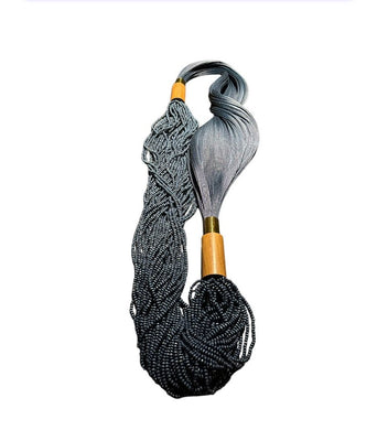 Collar Trenzas Negro