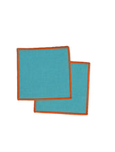 Cargar imagen en el visor de la galería, Porta Vaso Turquesa-Naranja