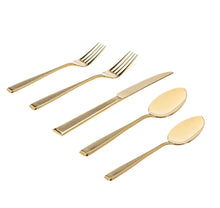 Cargar imagen en el visor de la galería, Set 20 Piezas - Cubiertos Dorados