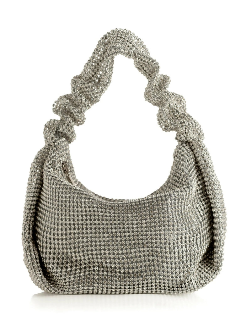 Bolsa Piedras Plateada