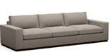 Sofá 3 plazas tapizado en tela 90212L25 Gd: 22 Color: Taupe