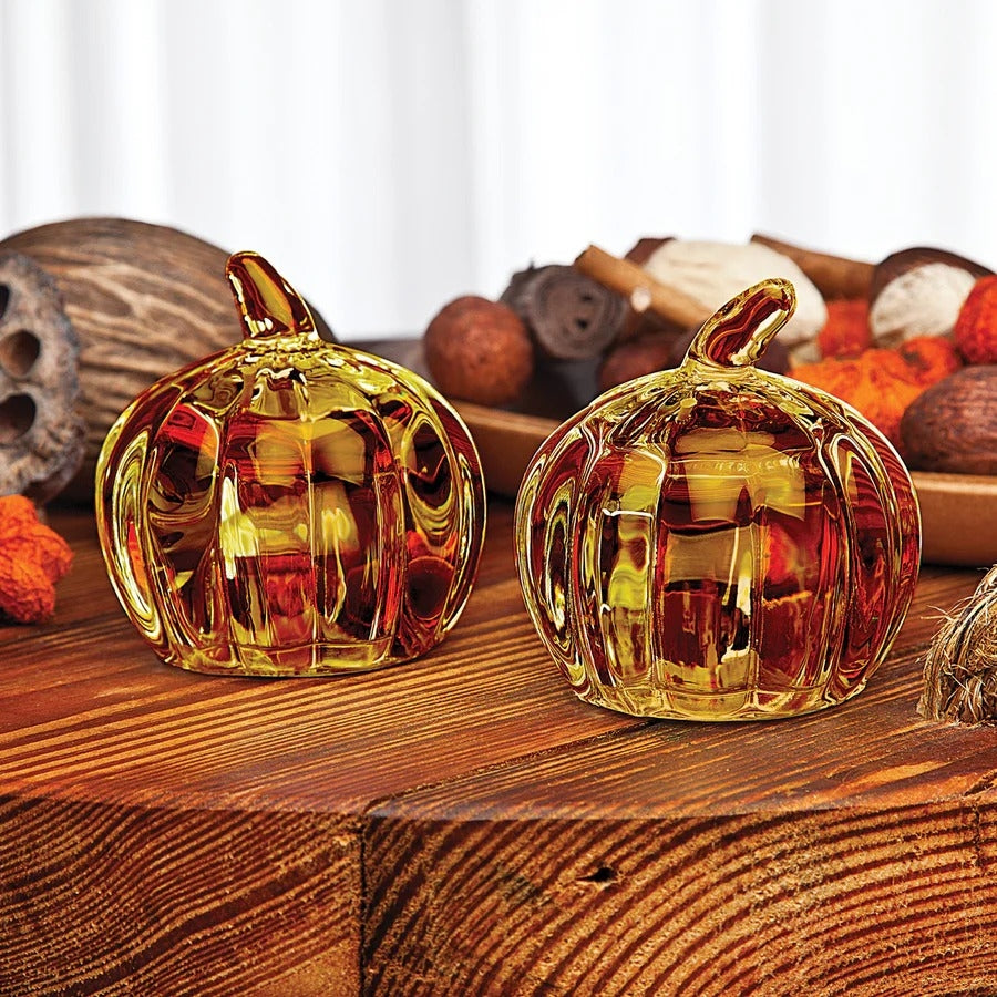 Calabazas cristal set 2