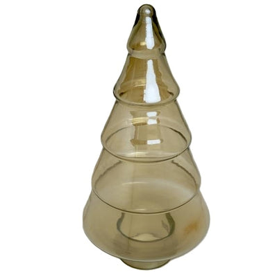 Pino Navideño Dorado Traslucido