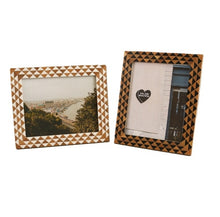 Cargar imagen en el visor de la galería, 2 Portafotos Patron Geométrico
