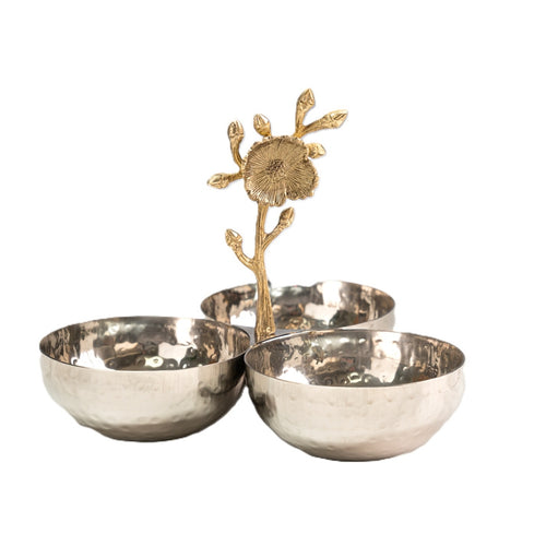 Bowl Triple Metalico