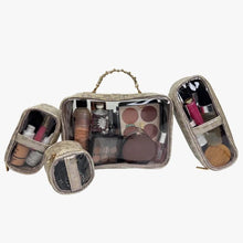 Cargar imagen en el visor de la galería, Estuche / Cosmetiquero 3 piezas brilloso