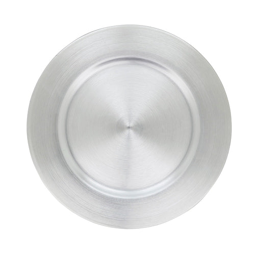 Plato Base Plata Diseño Clasico