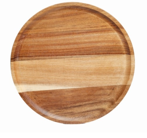 Bajo plato madera