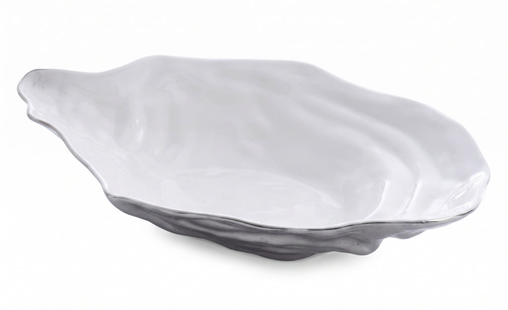 Bowl Ostra Grande Plateado