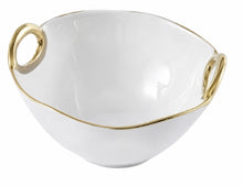 Cargar imagen en el visor de la galería, Bowl Mediano con Orilla Dorada